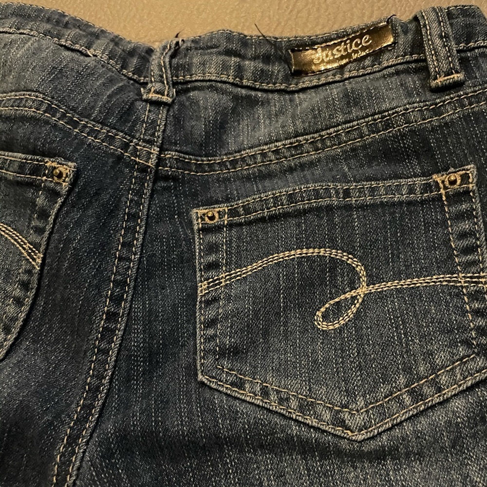 Justice Premium Jeans Size 14S - Picture 9 of 11